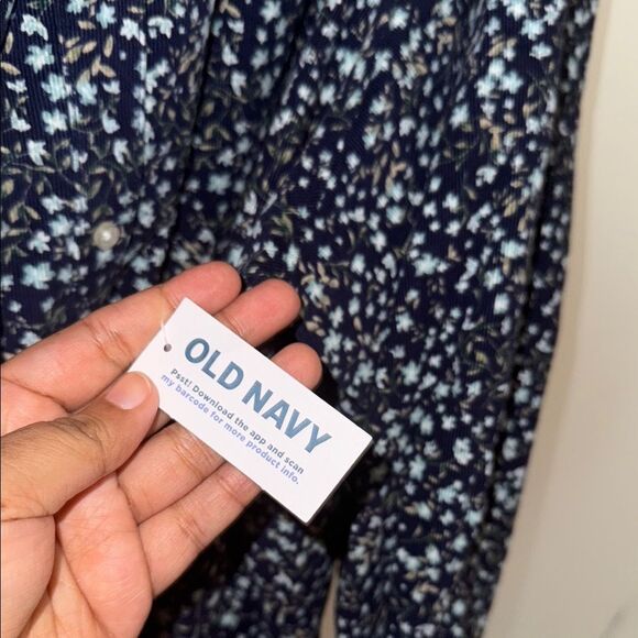 Old navy plus size Floral long sleeves Blouse 3x NWT - Picture 2 of 9